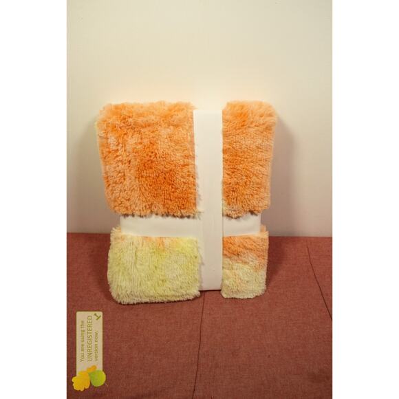 Makers Collective Teen Tie Dye Faux Fur 50x60"Throw Blanket (stain)* - Picture 5 of 6